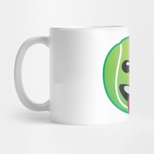 Tennis Ball Smiley Face Mug